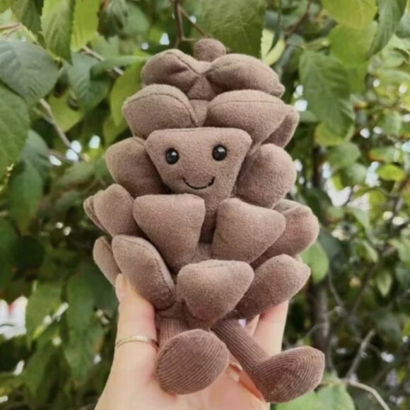 Jellycat Amuseables Pine Cone Cute Soft Plush Toy Perfect Gift NWT and Dust Bag - Picture 5 of 6
